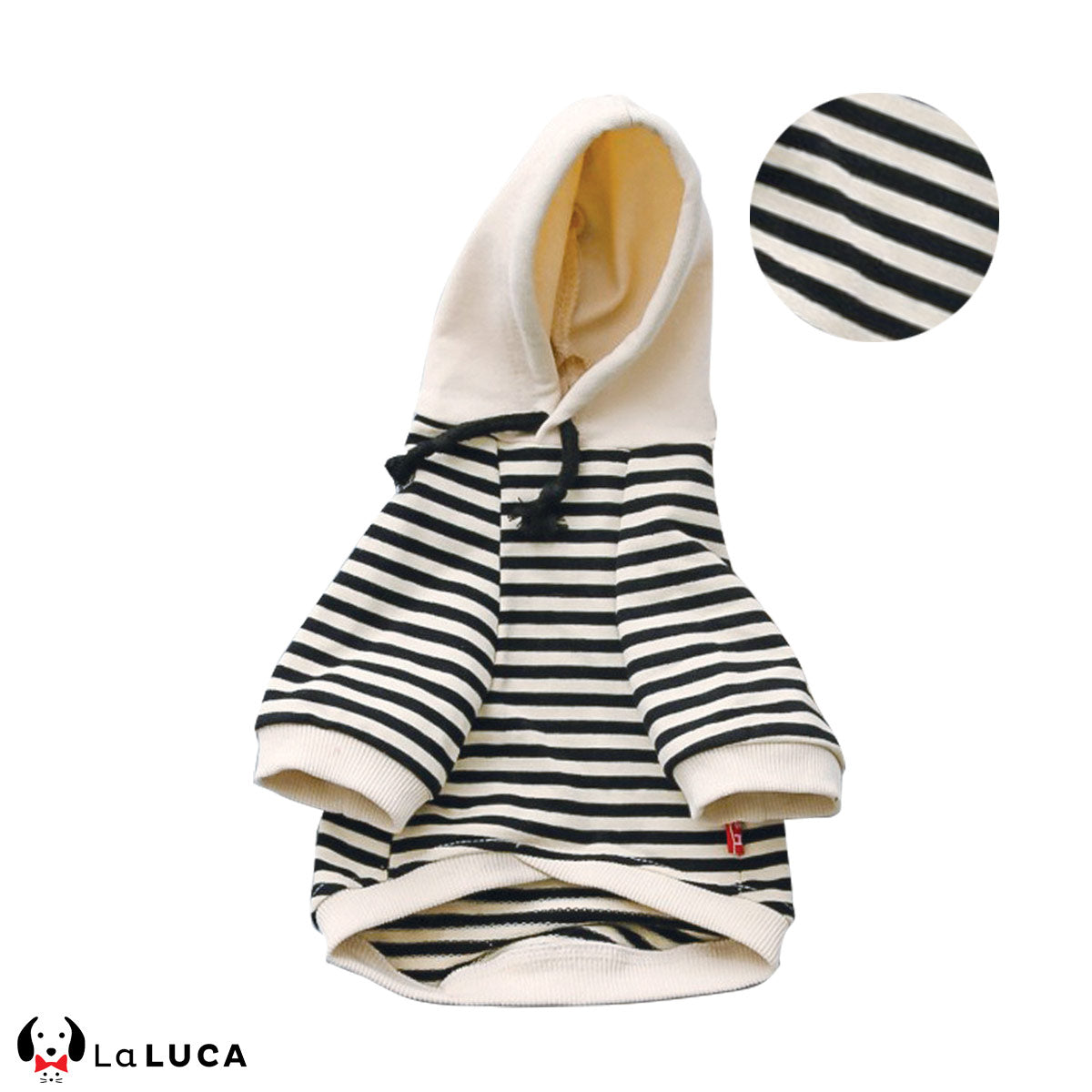 【楽天3冠】犬 服 綿 ドッグウェア ボーダー パーカー 春服 お揃い ペアルック ペット服 ドッグウェア あったか おしゃれ LaLUCA おでかけ 子犬 洋服 ねこちゃん ワンチャン わんちゃん 老犬 仔犬 子犬用 高齢犬 ワンちゃん 可愛い