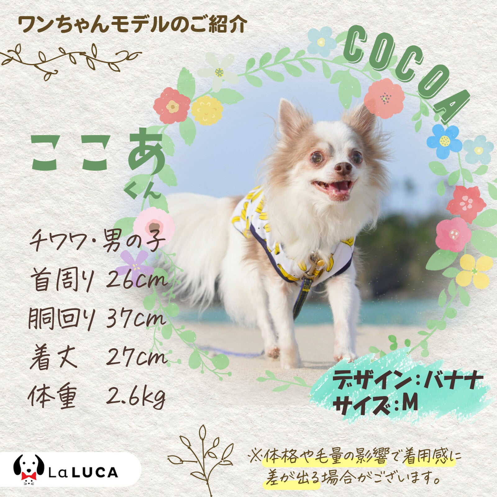 犬 服 タンクトップ タンク フルーツ バナナ パイナップル イチゴ くだもの トロピカル 夏 ドッグウエア 小型犬 中型犬 かわいい おしゃれ お散歩 LaLUCA