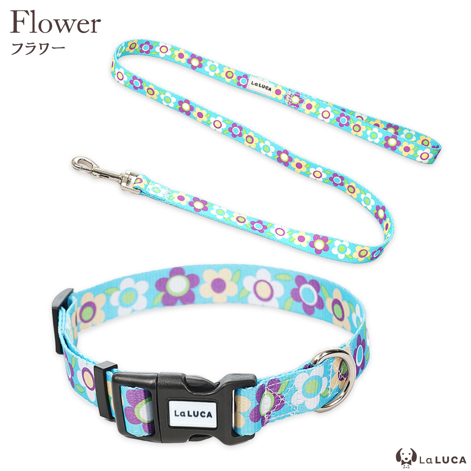 \地上波ドラマで使用されました/ カラフル首輪・リード(単品購入もOK!)