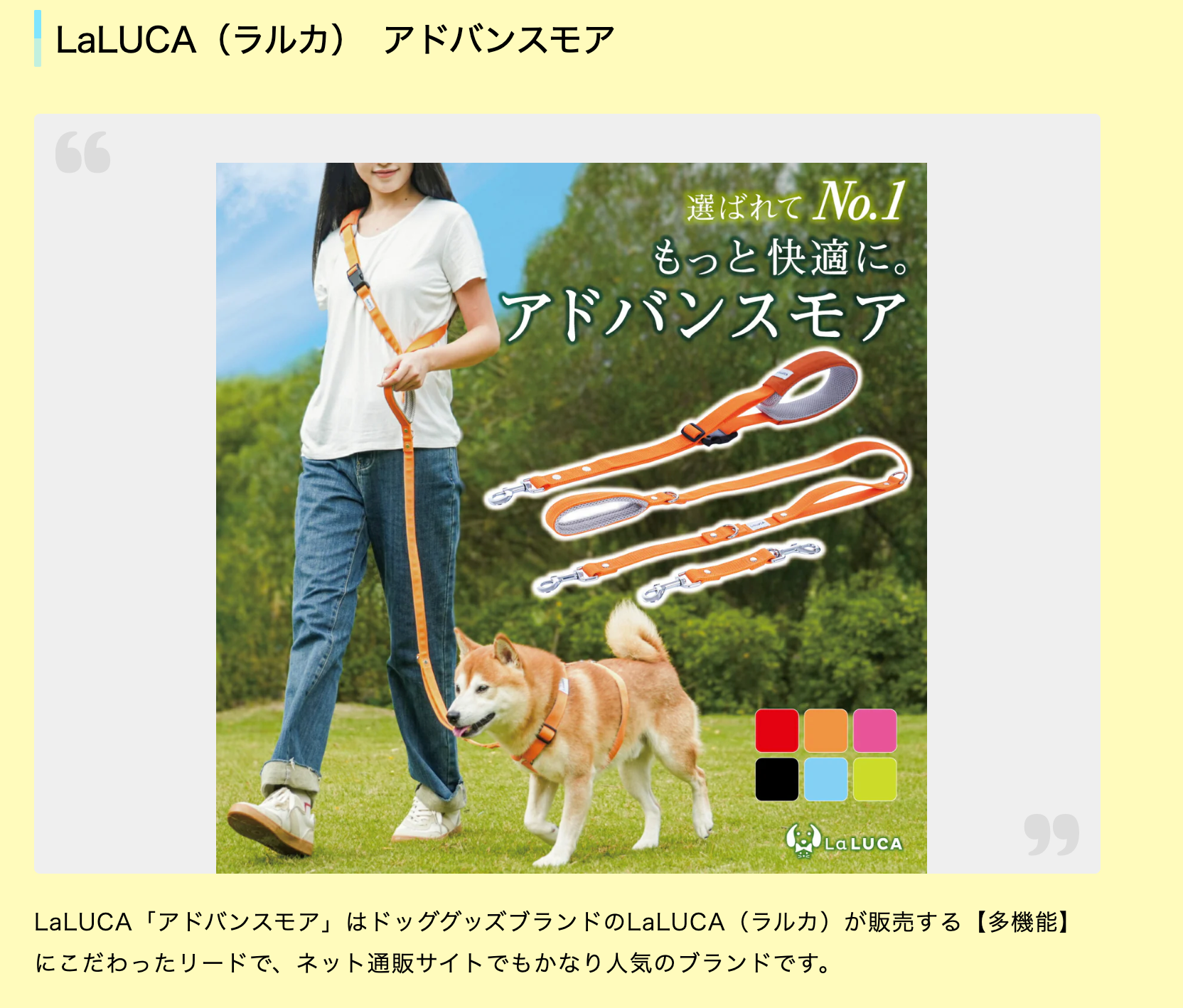 ペットカメラナビ様よりLaLUCAを特集いただきました！