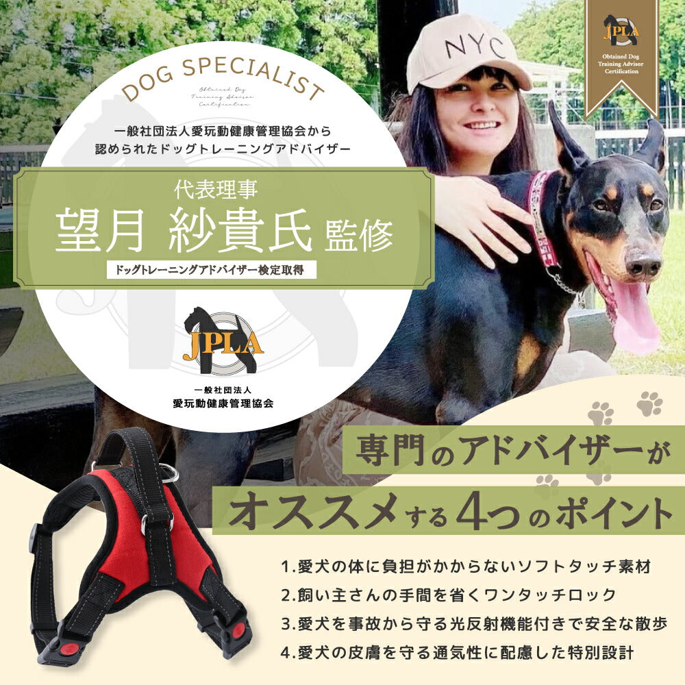 プロ監修 【楽天6冠】  犬 ハーネス 小型犬 中型犬 大型犬 おしゃれ かわいい 脱げない 柴犬 ロック 胴輪 介護 ハンドル ペット 散歩 補助 送料無料 LaLUCA  はーねす 首輪 子犬 超小型犬 成犬用 愛犬 リード 老犬 いぬ イヌ ワンチャン